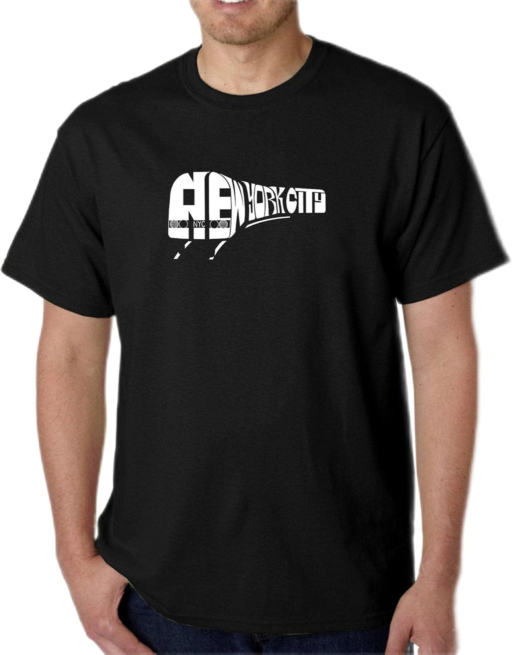Men's Word Art NY Subway - Adult & Kids T-Shirts, Sweatshirts & Hoodies apparel design preview 1