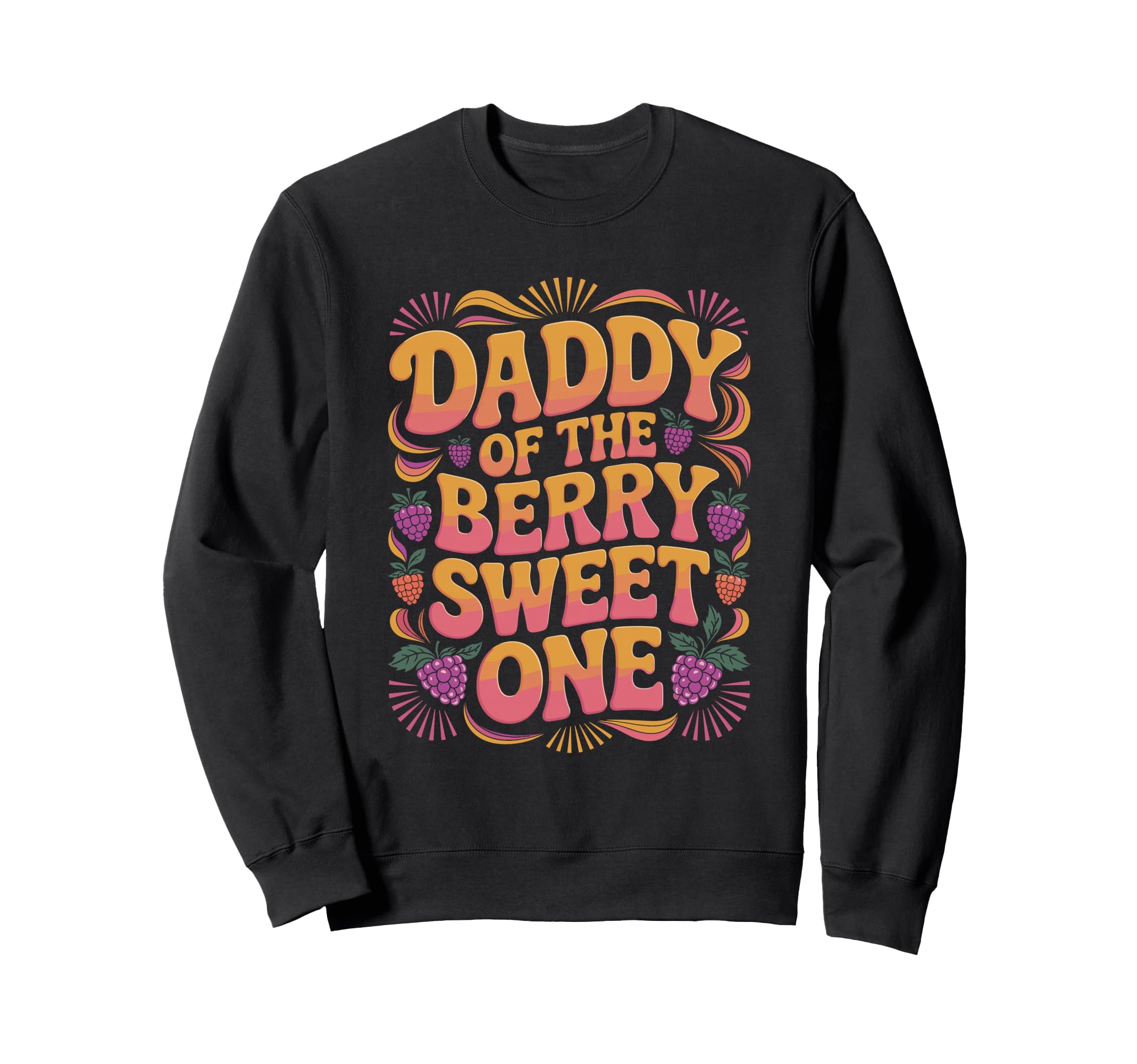 Berry Sweet One Strawberry Birthday Sweatshirt - Custom Art Print Unisex - T-Shirt, Sweatshirt, Hoodie