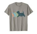 Dog Mom Dad Silhouette Westie T-Shirt - Unique Graphic Men Women - T-Shirt, Sweatshirt, Hoodie