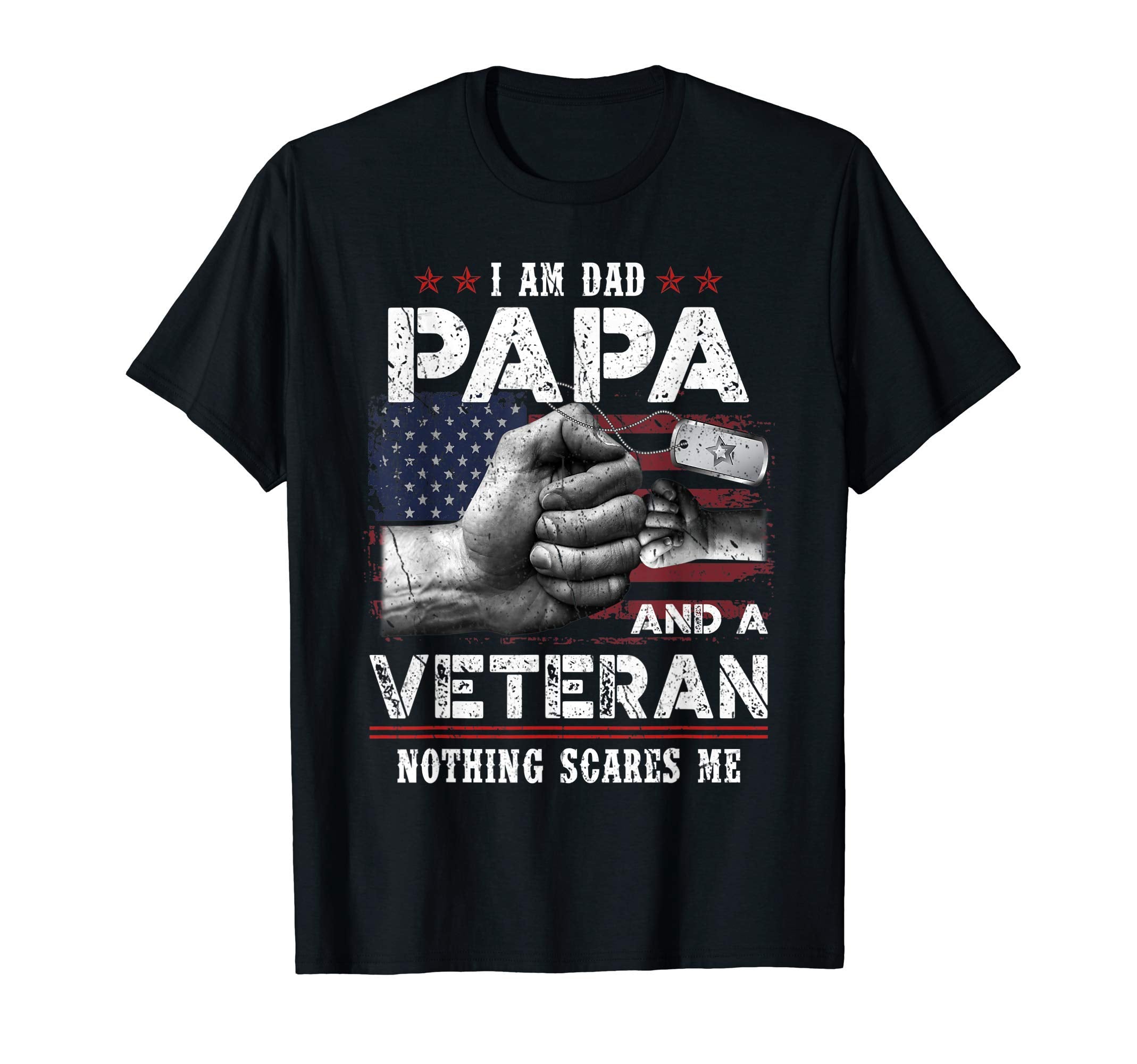 Mens Im Dad Papaw And Veteran T-Shirt - Aesthetic Graphic Men Women - T-Shirt, Sweatshirt, Hoodie