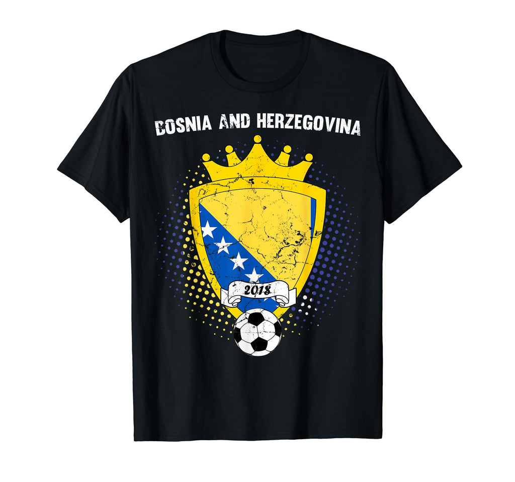 Bosnia And Herzegovina Soccer 2018 T-Shirt - Novelty Apparel Men Women - T-Shirt, Sweatshirt, Hoodie