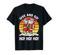 Give And Go Ho Ho Ho Funny Santa Soccer T-Shirt - Trendy Graphic Unisex - T-Shirt, Sweatshirt, Hoodie