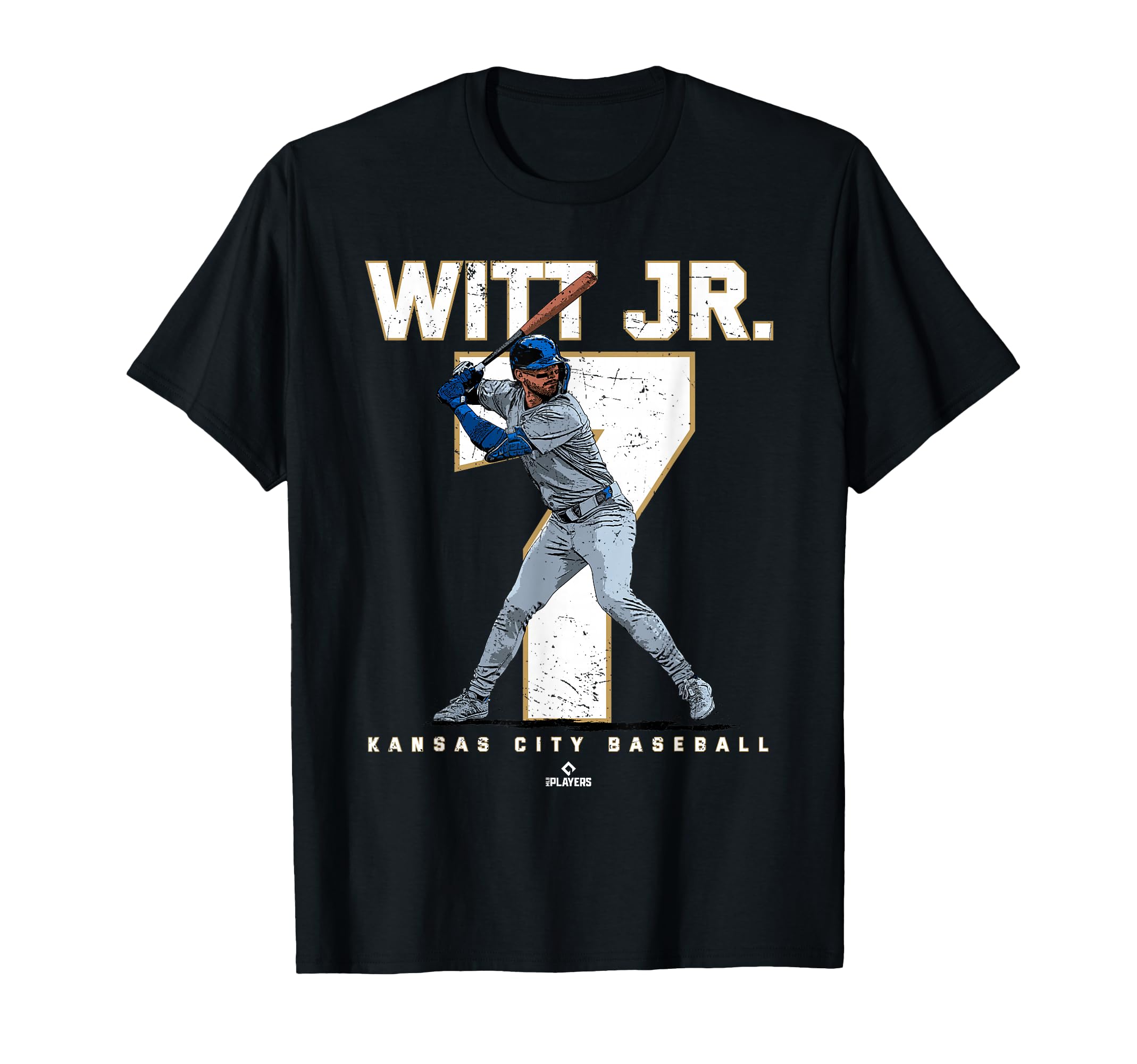 Number And Portrait Bobby Witt Jr T-Shirt - Fun Novelty Design for Adults - T-Shirt, Sweatshirt, Hoodie
