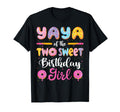 Yaya Two Sweet Birthday Donut 2Nd T-Shirt - Minimalist Print Men Women - T-Shirt, Sweatshirt, Hoodie