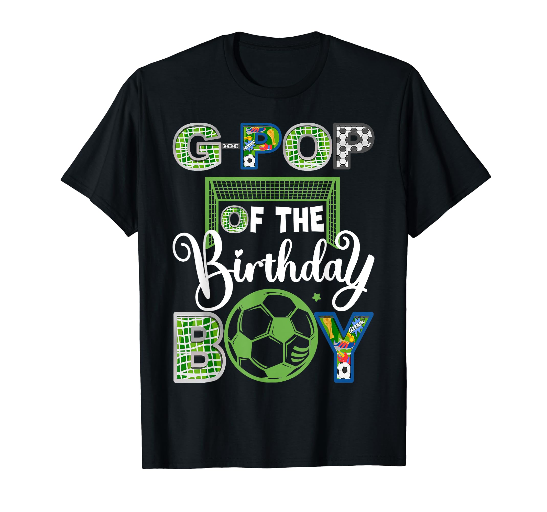 G Pop Birthday Soccer Baller Birthday T-Shirt - Custom Art Print Unisex - T-Shirt, Sweatshirt, Hoodie