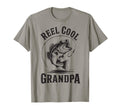 Reel Great Grandpa Step Dad Fishing T-Shirt - Minimalist Print Men Women - T-Shirt, Sweatshirt, Hoodie