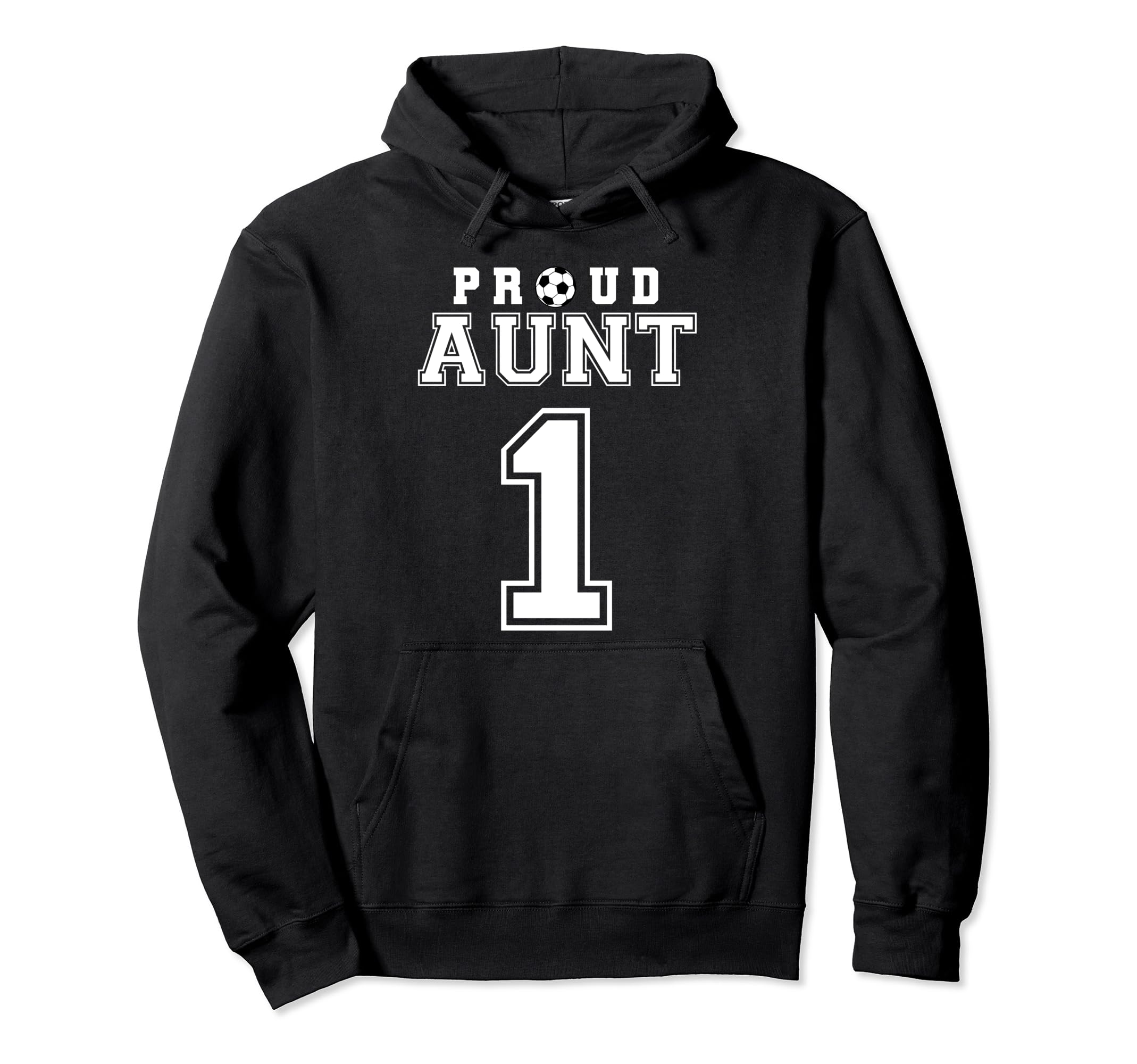 Number 1 Custom Proud Soccer Futbol Hoodie - Novelty Apparel for Adults - T-Shirt, Sweatshirt, Hoodie