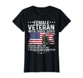 Female Veteran Three Sides Usa Veteran T-Shirt - Trendy Graphic Unisex - T-Shirt, Sweatshirt, Hoodie