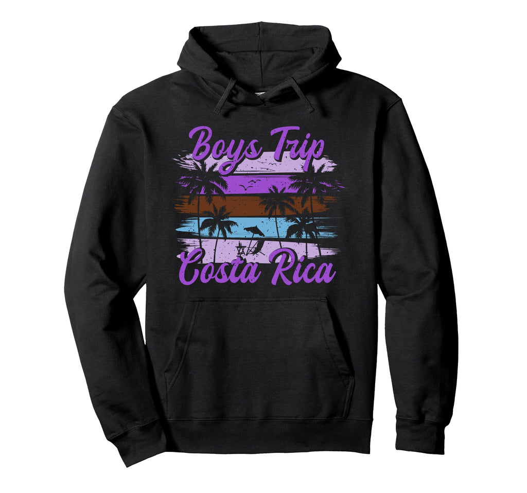 Costa Rica Guys Trip Funny Matching Hoodie - Unique Graphic Unisex - T-Shirt, Sweatshirt, Hoodie
