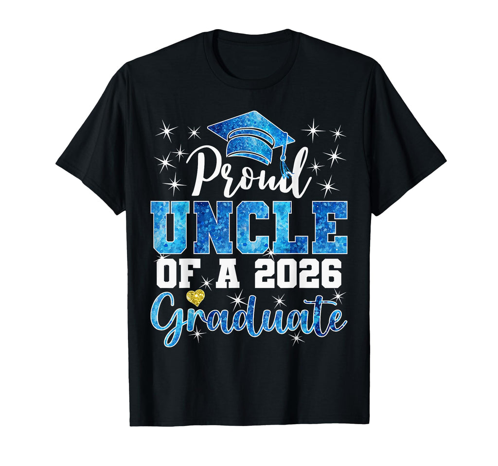 Super Proud Uncle 2026 Graduate T-Shirt - Custom Art Print for Adults - T-Shirt, Sweatshirt, Hoodie