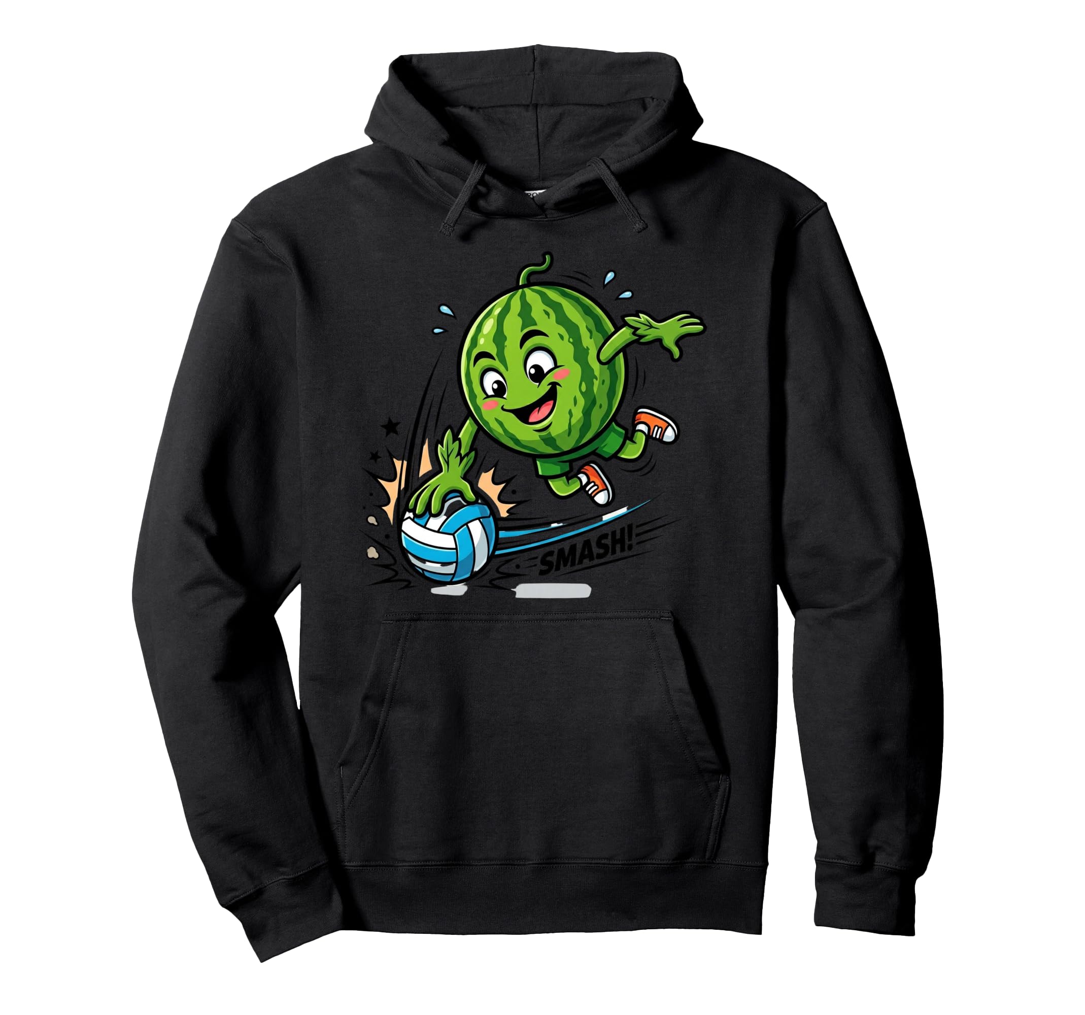 Watermelon Soccer Player Number 7 Hoodie - Minimalist Print Men Women - T-Shirt, Sweatshirt, Hoodie