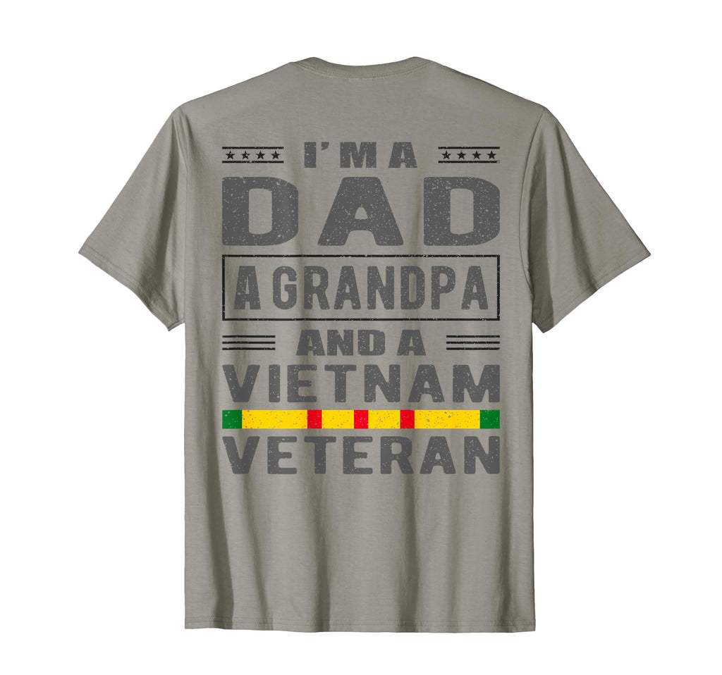 Dad Grandpa Vietnam Veteran Military T-Shirt - Unique Graphic Men Women - T-Shirt, Sweatshirt, Hoodie
