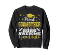Super Proud Godmother 2026 Sweatshirt - Fun Novelty Design for Adults - T-Shirt, Sweatshirt, Hoodie