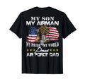 Proud Air Force Dad Air Force T-Shirt - Fun Novelty Design for Adults - T-Shirt, Sweatshirt, Hoodie