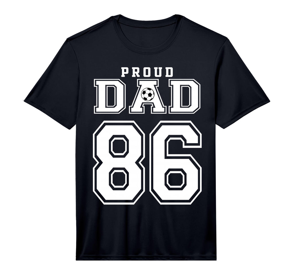 Number 86 Custom Proud Soccer Futbol T-Shirt - Trendy Graphic Men Women - T-Shirt, Sweatshirt, Hoodie