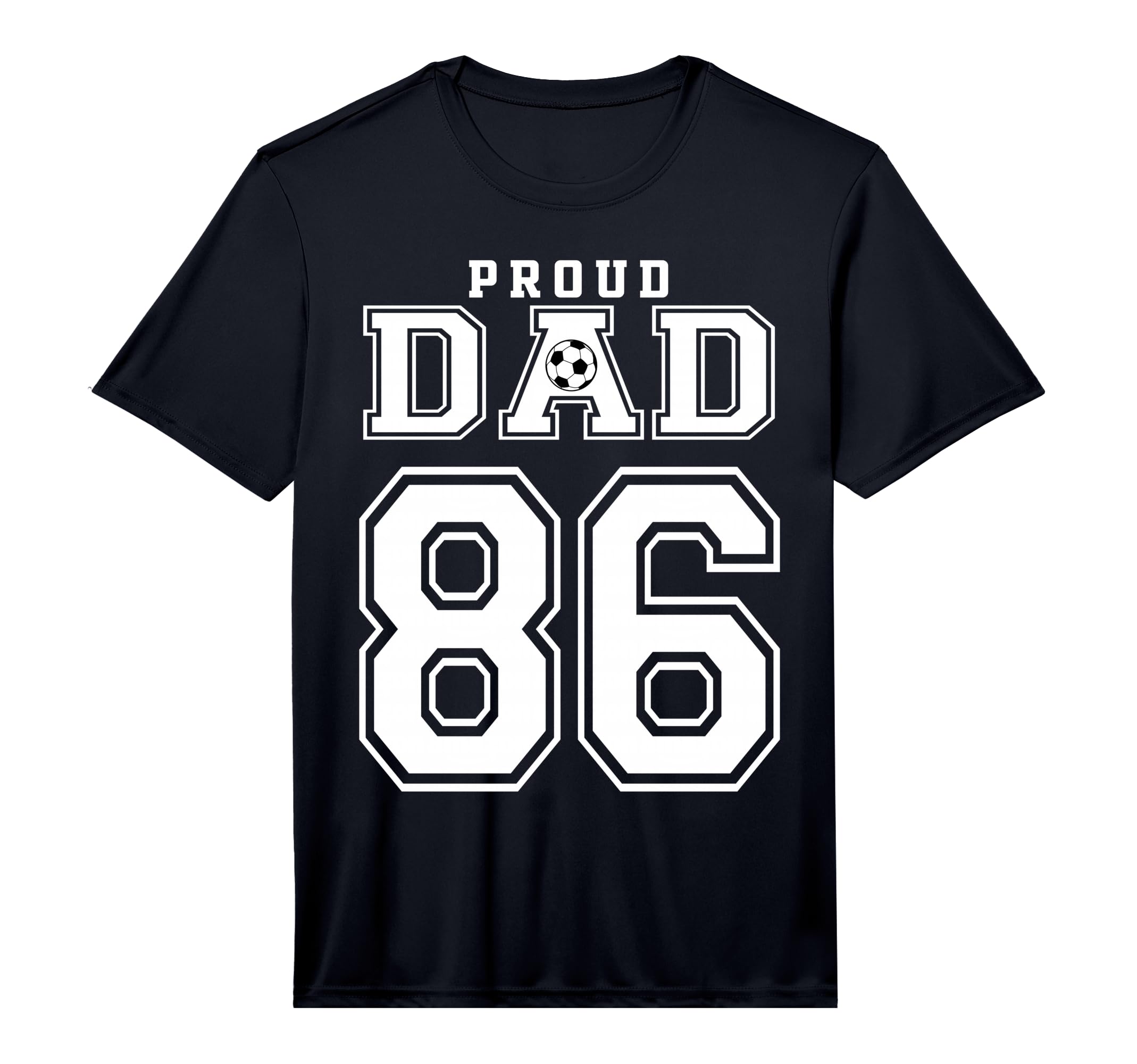 Number 86 Custom Proud Soccer Futbol T-Shirt - Trendy Graphic Men Women - T-Shirt, Sweatshirt, Hoodie