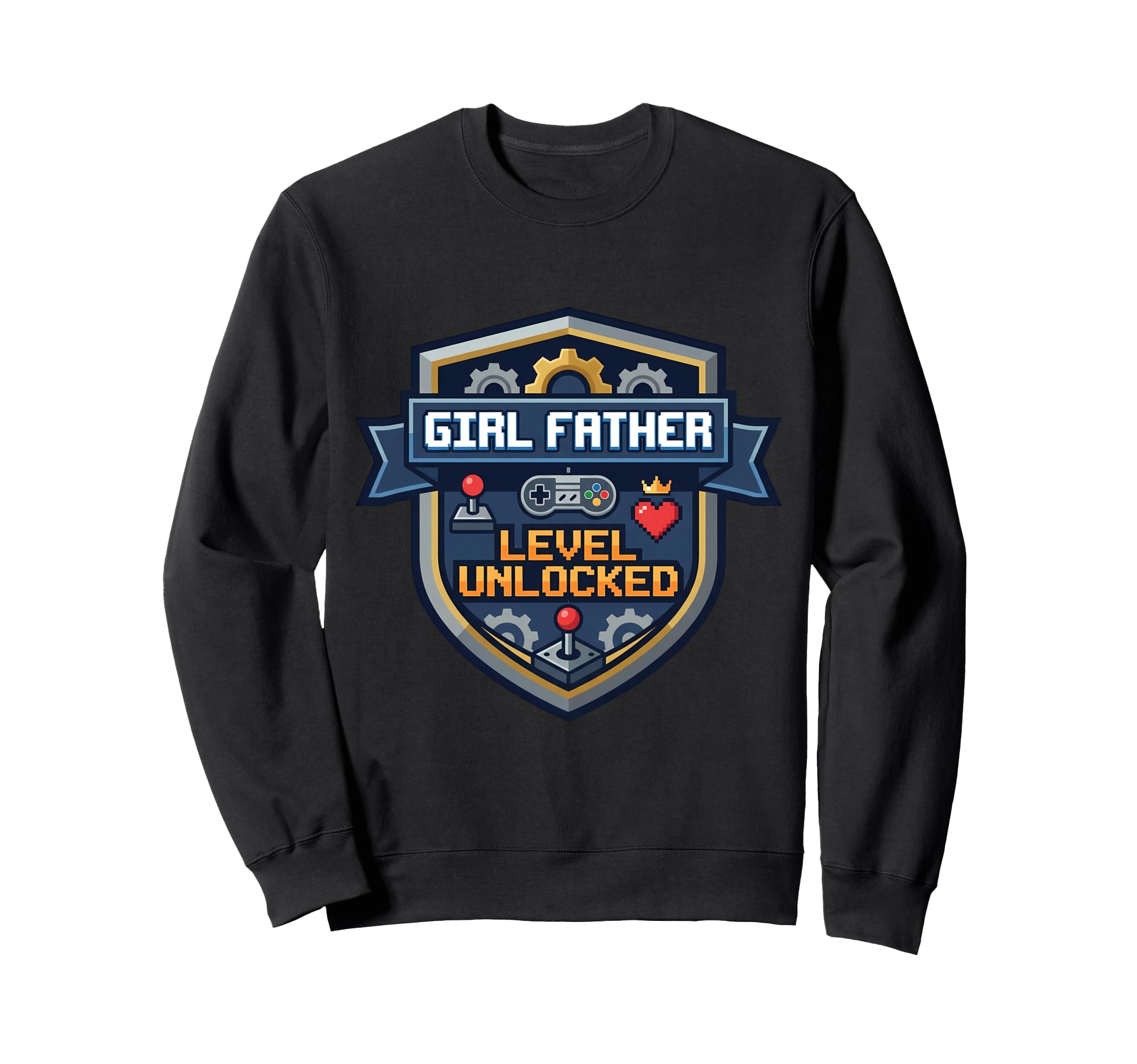 Father Level Unlocked New Dad Papa Sweatshirt - Streetwear Style Unisex - T-Shirt, Sweatshirt, Hoodie