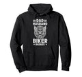 Dad Husband Biker Badass Motorcycling Hoodie - Streetwear Style Men Women - T-Shirt, Sweatshirt, Hoodie