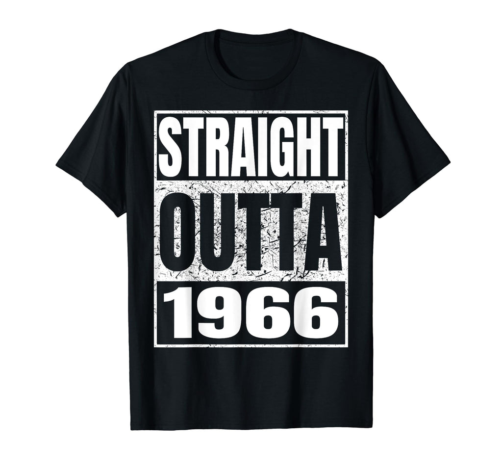 Straight Outta 1966 Birth Birthday T-Shirt - Aesthetic Graphic Men Women - T-Shirt, Sweatshirt, Hoodie
