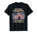 Dad Grandpa Veteran American Flag T-Shirt - Graphic Print for Adults - T-Shirt, Sweatshirt, Hoodie