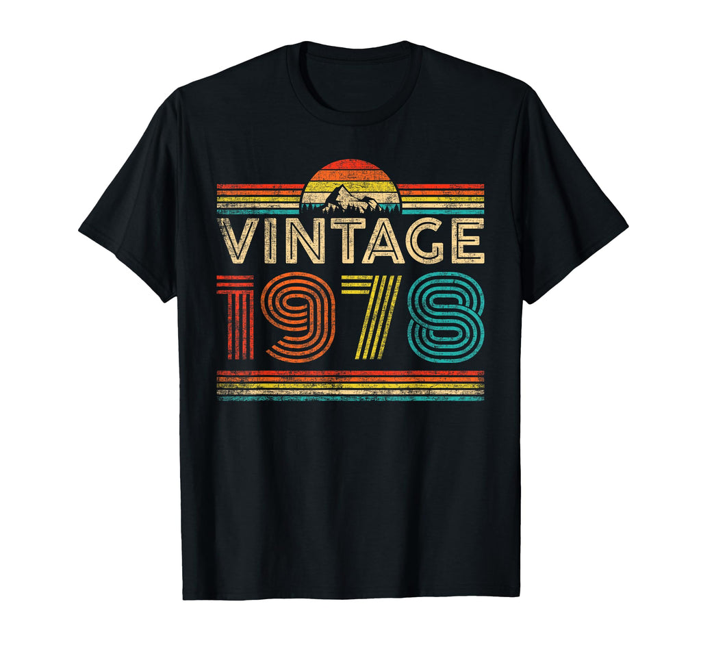 1978 Year 1978 Birthday T-Shirt - Trendy Graphic Unisex - T-Shirt, Sweatshirt, Hoodie