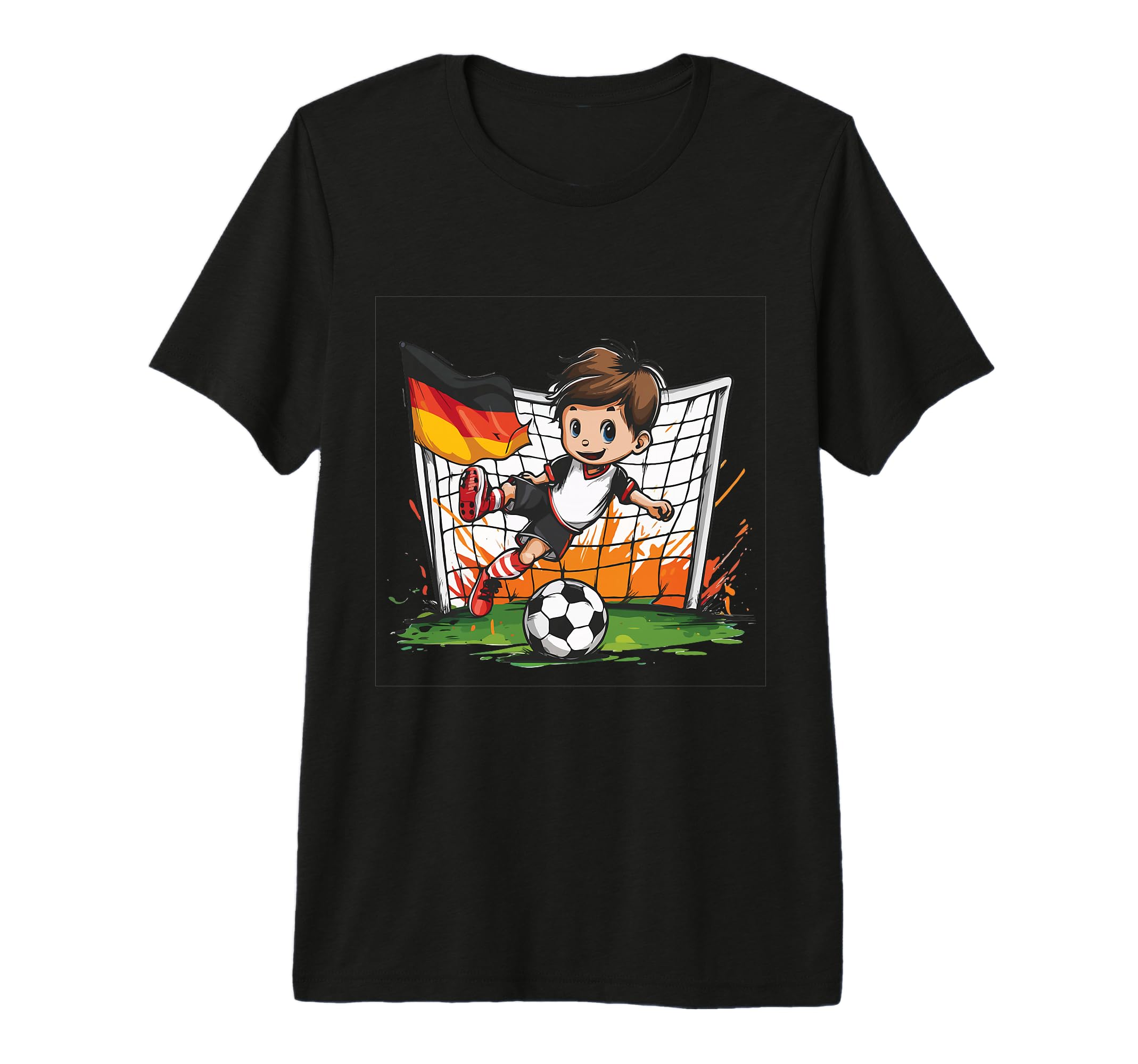 Germany Soccer Football Tri Blend T-Shirt - Unique Graphic Unisex - T-Shirt, Sweatshirt, Hoodie