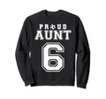 Number 6 Custom Proud Soccer Sweatshirt - Fun Novelty Design for Adults - T-Shirt, Sweatshirt, Hoodie