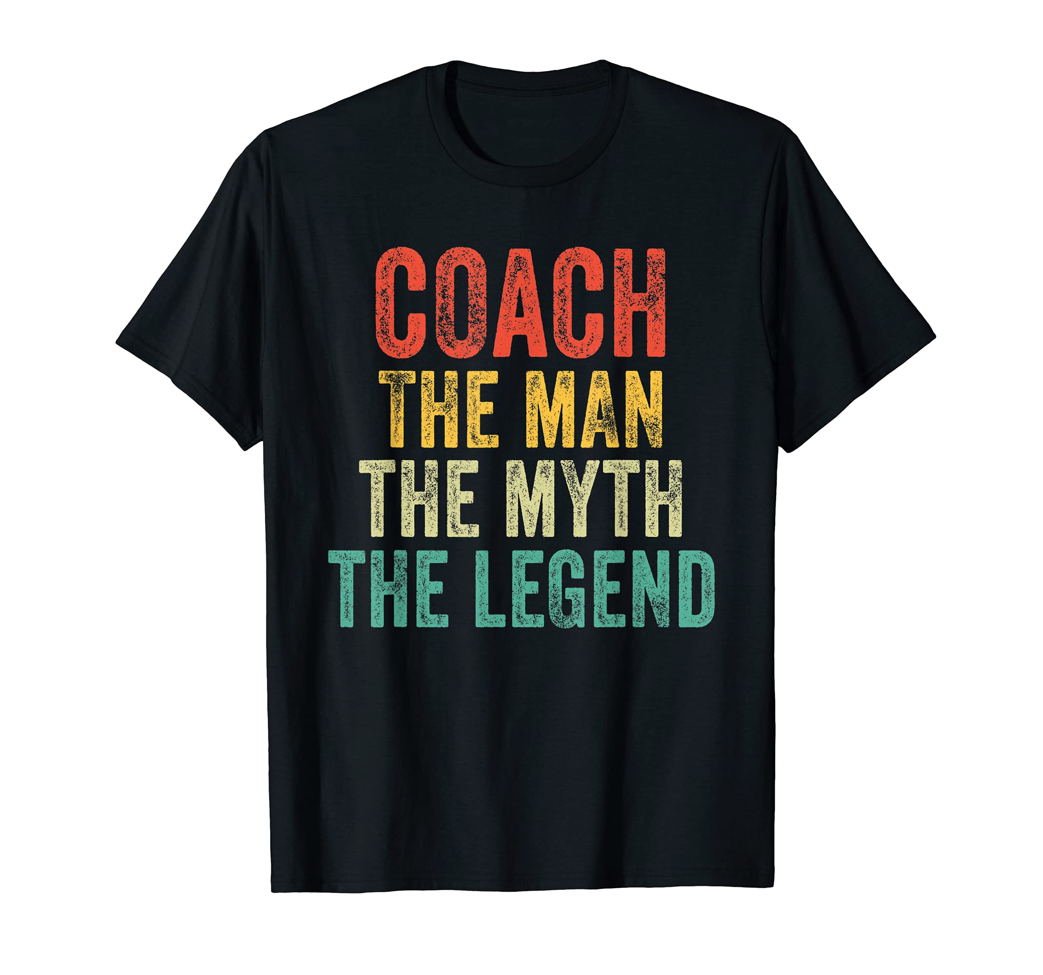 Coach Myth Legend Dad Coaching T-Shirt - Graphic Print for Adults - T-Shirt, Sweatshirt, Hoodie