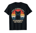 I Dont Like Morning People Funny Cat T-Shirt - Aesthetic Graphic Unisex - T-Shirt, Sweatshirt, Hoodie
