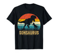 Son Saurus T Rex Dinosaur Sonsaurus T-Shirt - Graphic Print Unisex - T-Shirt, Sweatshirt, Hoodie