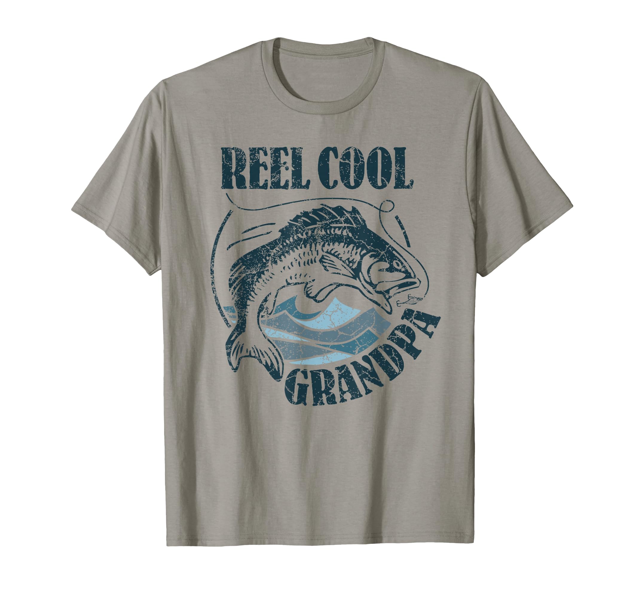 Reel Grandpa Fishing Dad Gifts Fathers T-Shirt - Trendy Graphic Men Women - T-Shirt, Sweatshirt, Hoodie