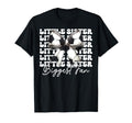 Little Sister Biggest Fan Soccer Sister T-Shirt - Aesthetic Graphic Unisex - T-Shirt, Sweatshirt, Hoodie