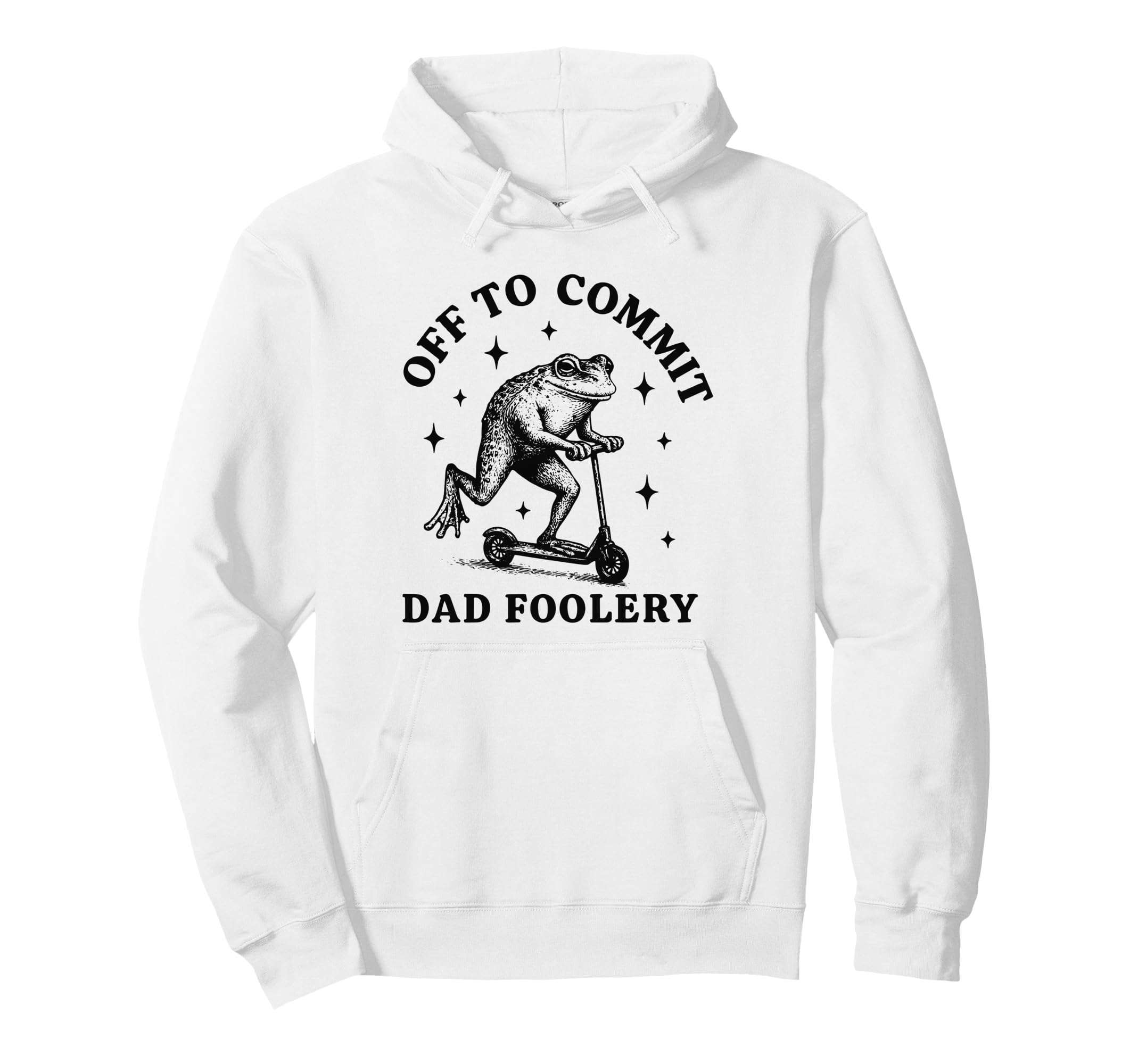Frog Meme Dad Papa Mischievous Funny Hoodie - Minimalist Print Men Women - T-Shirt, Sweatshirt, Hoodie