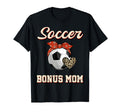 Soccer Bonus Mom Bandana Leopard T-Shirt - Minimalist Print Men Women - T-Shirt, Sweatshirt, Hoodie