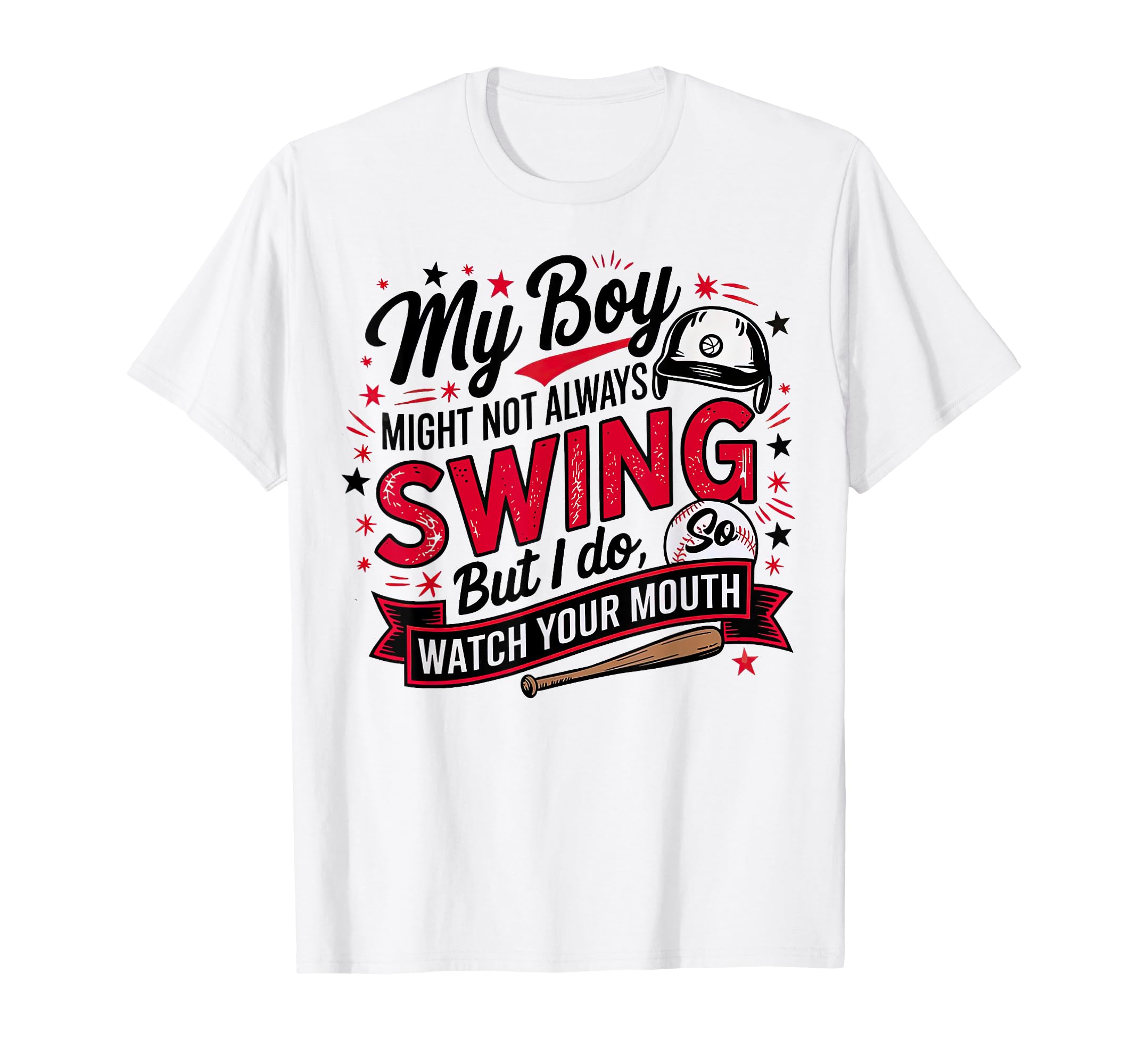 My Might Not Always Swing But I Do T-Shirt - Minimalist Print for Adults - T-Shirt, Sweatshirt, Hoodie