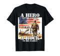 Hero To Nation Rock To His Family Veteran T-Shirt - Graphic Print Unisex - T-Shirt, Sweatshirt, Hoodie
