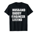 Husband Daddy Engineer Legend T-Shirt - Casual Everyday Wear for Adults - T-Shirt, Sweatshirt, Hoodie