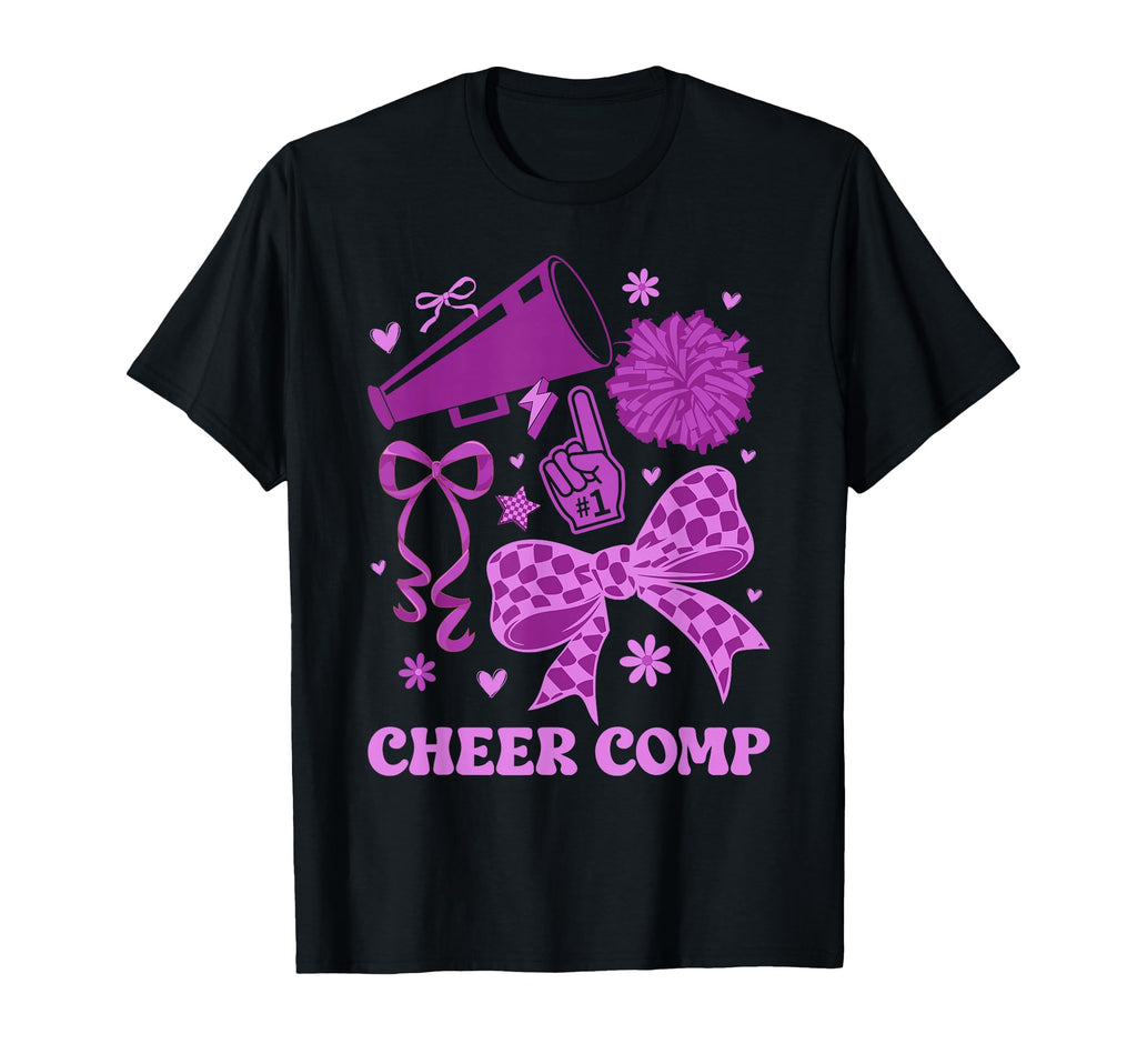 Cheer Comp Day Cheerleader T-Shirt - Custom Art Print Men Women - T-Shirt, Sweatshirt, Hoodie