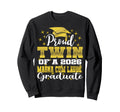 Proud Twin 2026 Magna Cum Laude Graduate Sweatshirt - Graphic Print Unisex - T-Shirt, Sweatshirt, Hoodie