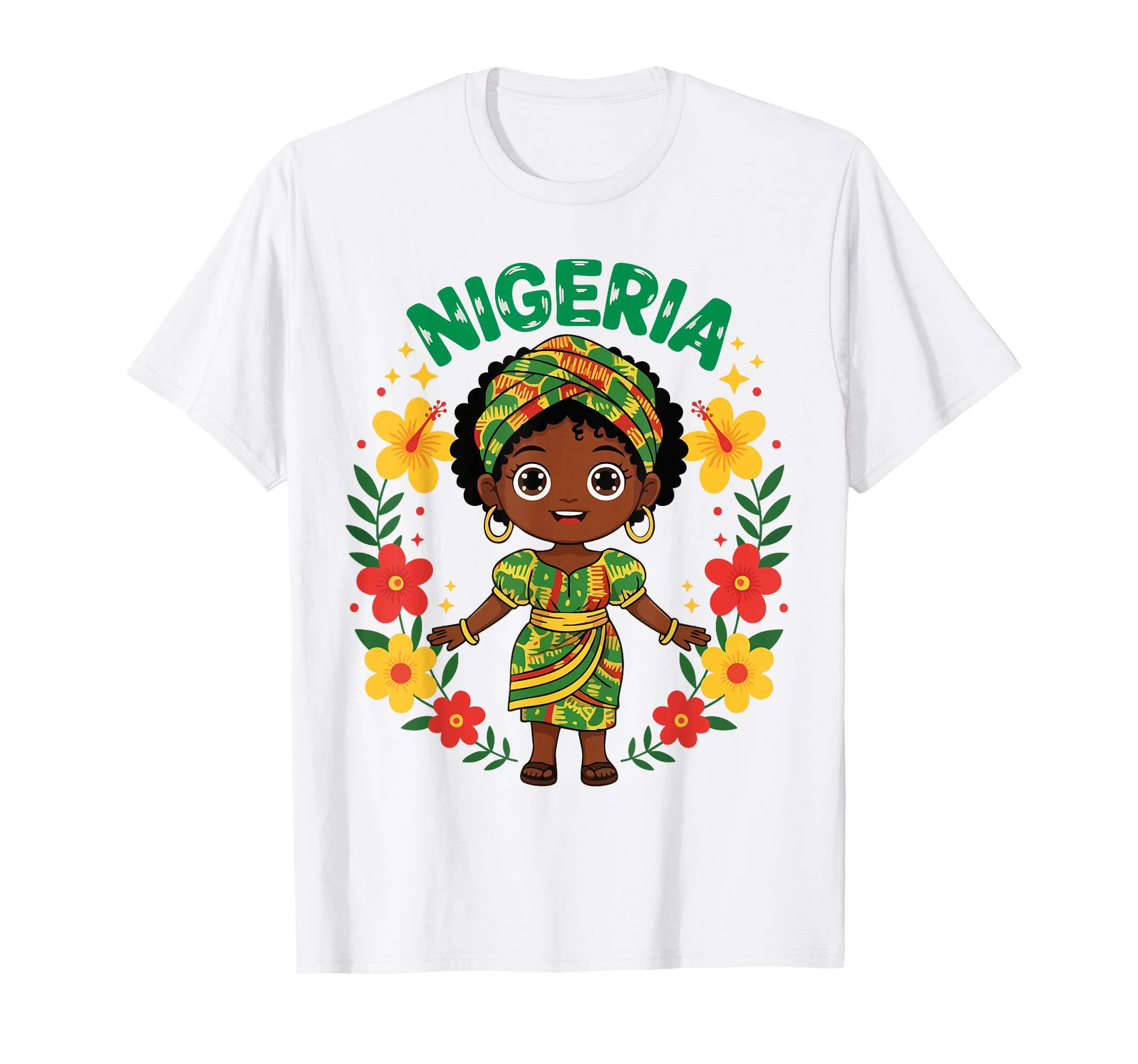 Nigeria Nigerian Traditional Dress T-Shirt - Fun Novelty Design Men Women - T-Shirt, Sweatshirt, Hoodie