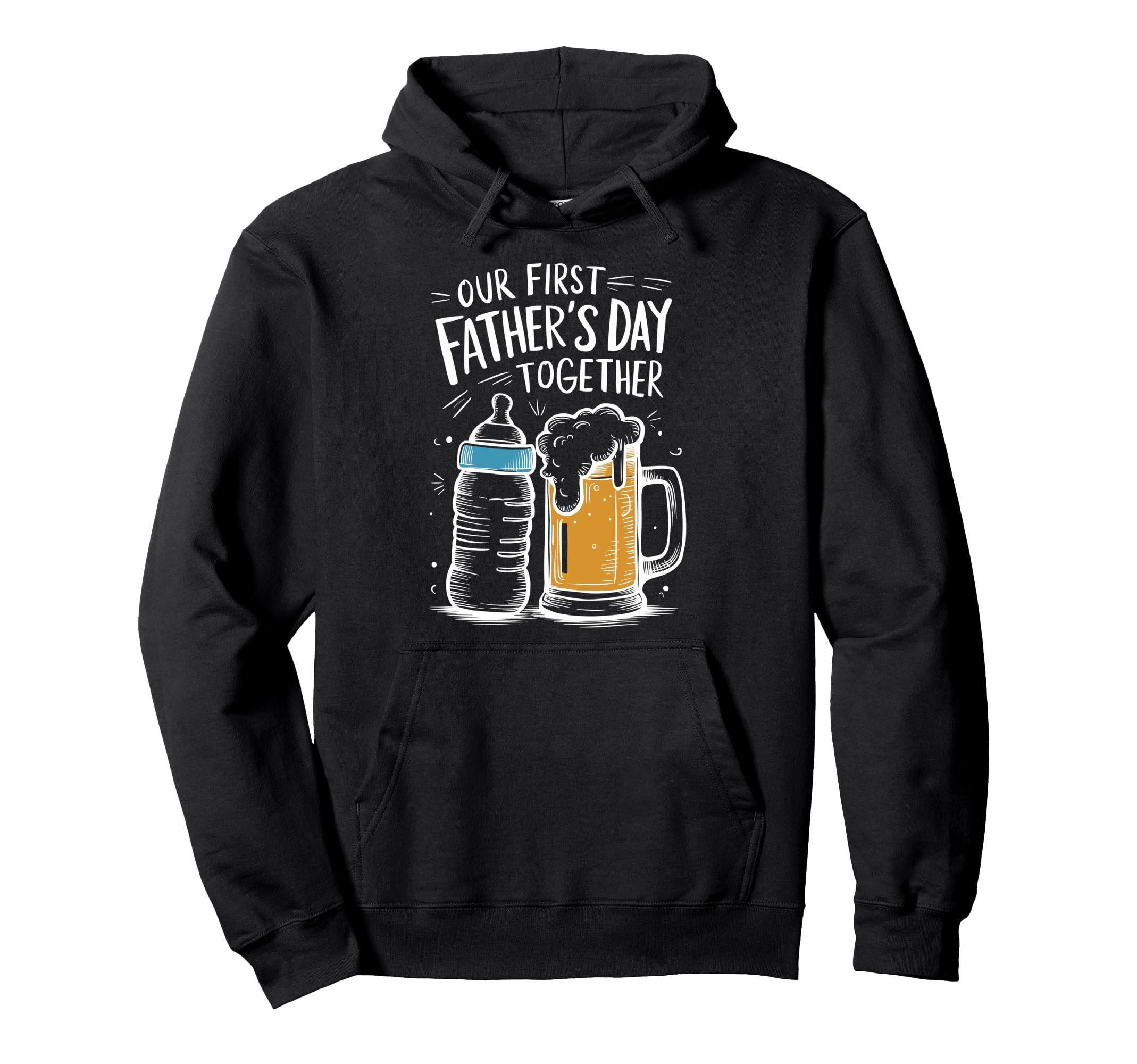Dad And Son Our First Fathers Day Hoodie - Streetwear Style for Adults - T-Shirt, Sweatshirt, Hoodie