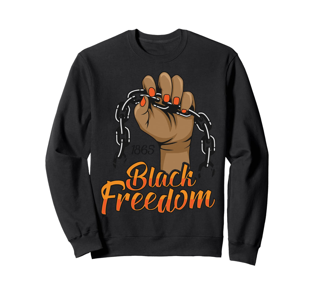 Juneteenth Melanin Black Dad Brown Sweatshirt - Streetwear Style Men Women - T-Shirt, Sweatshirt, Hoodie