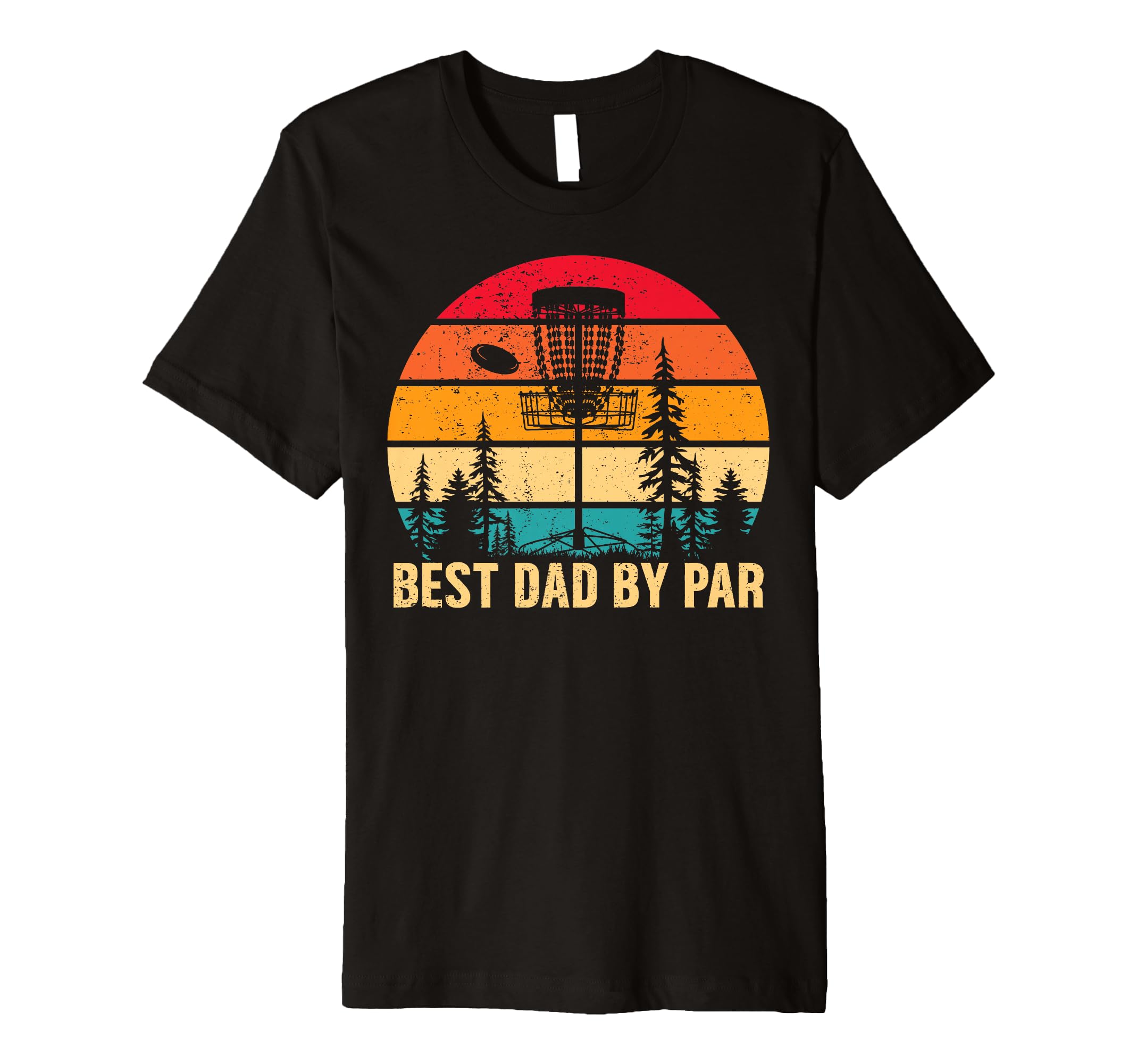 Mens Best Dad Par Disc Golf Dad Fathers T-Shirt - Trendy Graphic Men Women - T-Shirt, Sweatshirt, Hoodie