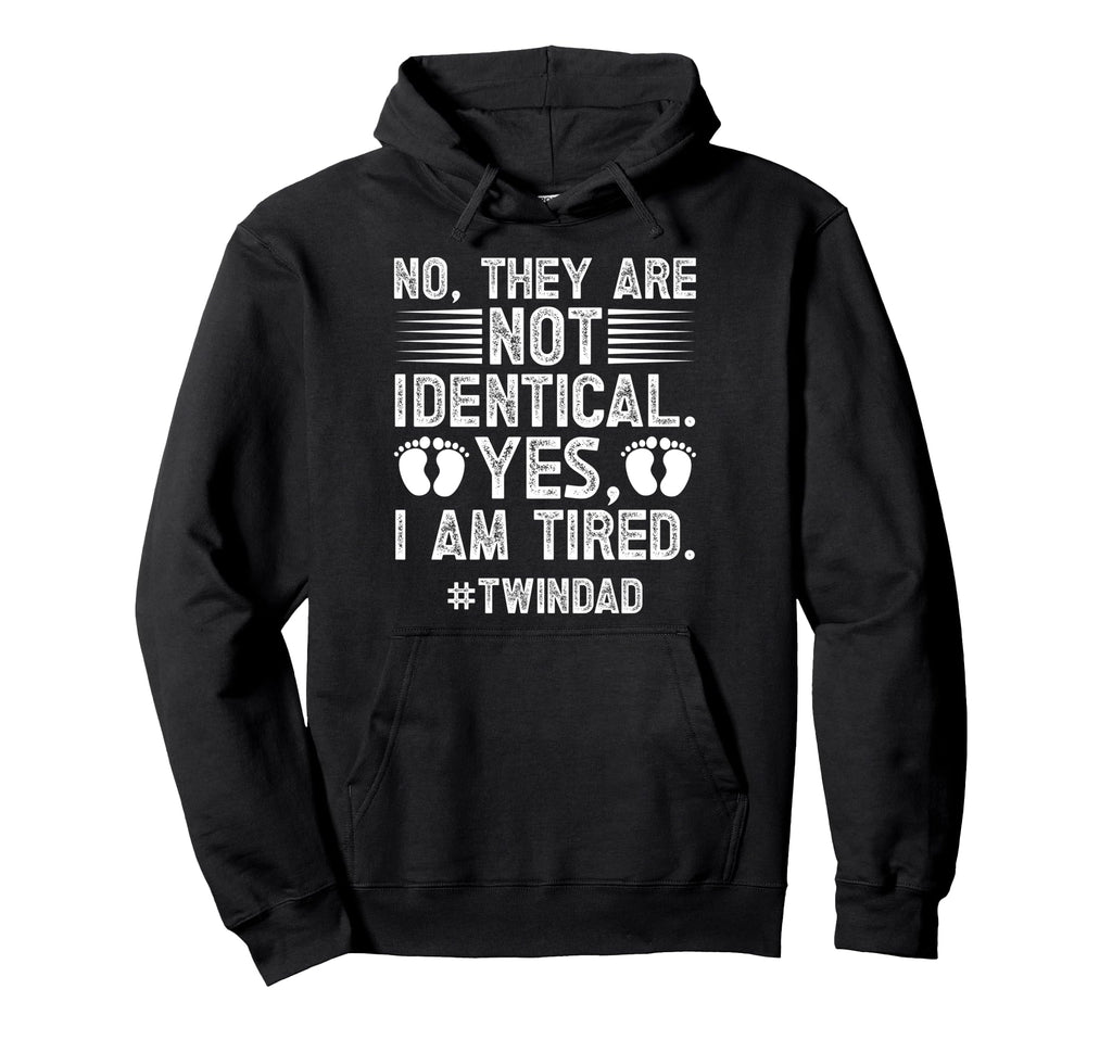 Im Tired Twin Dad Twins Funny Twin Father Hoodie - Unique Graphic Unisex - T-Shirt, Sweatshirt, Hoodie