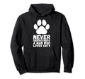 Cat Dad Cat Cat Boyfriend Hoodie - Casual Everyday Wear Unisex - T-Shirt, Sweatshirt, Hoodie