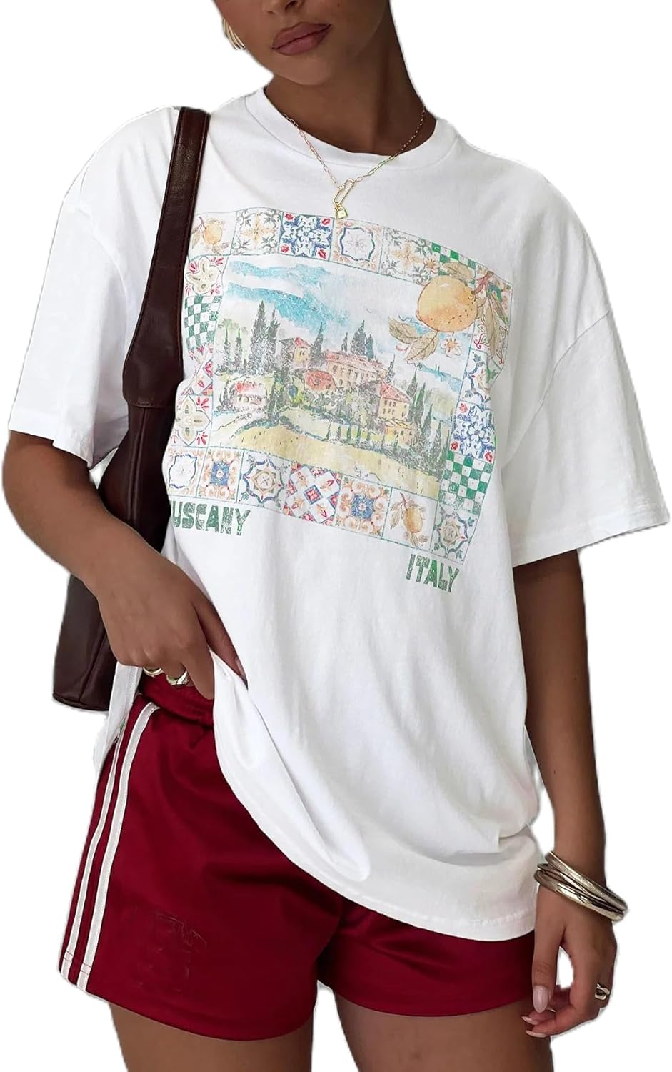Women 4th of July Short Sleeve Oversized Patriotic - Adult & Kids T-Shirts, Sweatshirts & Hoodies apparel design preview 1