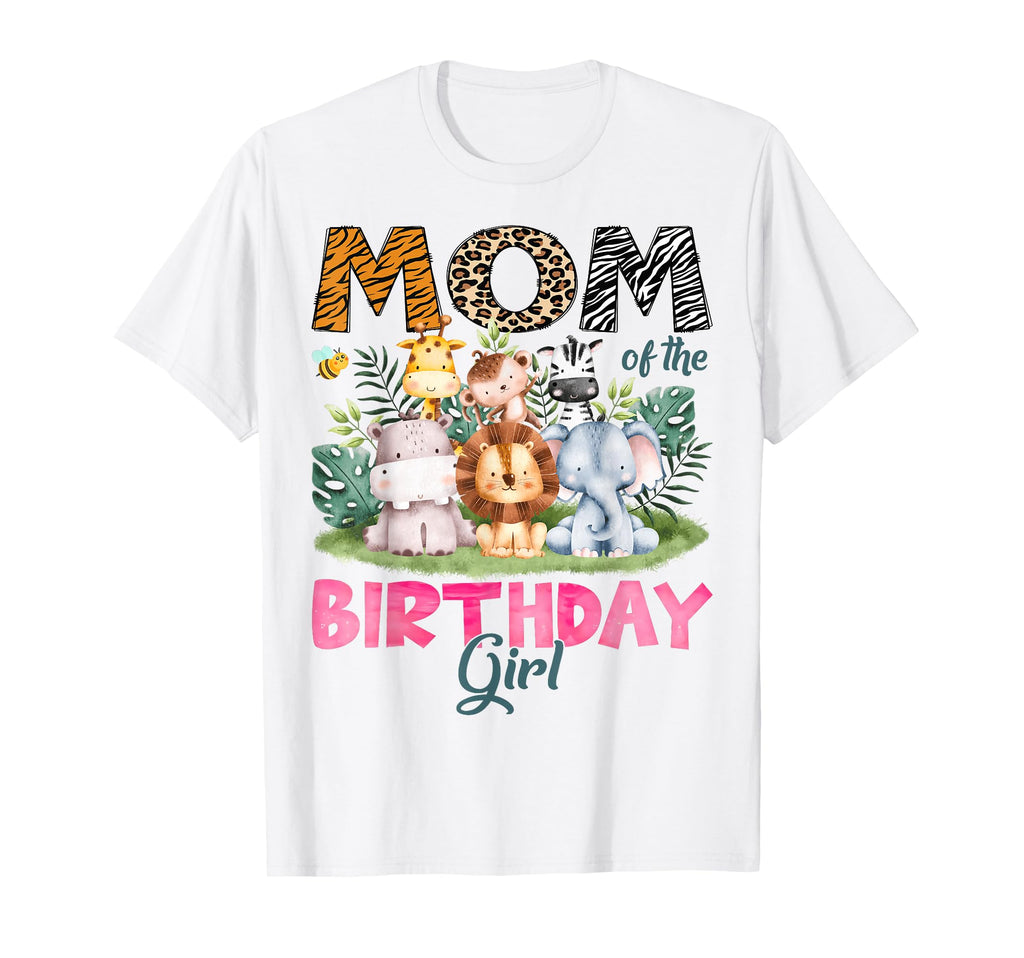 Mom Birthday Safari Jungle Animal Lover T-Shirt - Trendy Graphic for Adults - T-Shirt, Sweatshirt, Hoodie