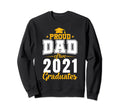Twins 2021 Graduation Proud Dad Two Sweatshirt - Graphic Print Unisex - T-Shirt, Sweatshirt, Hoodie