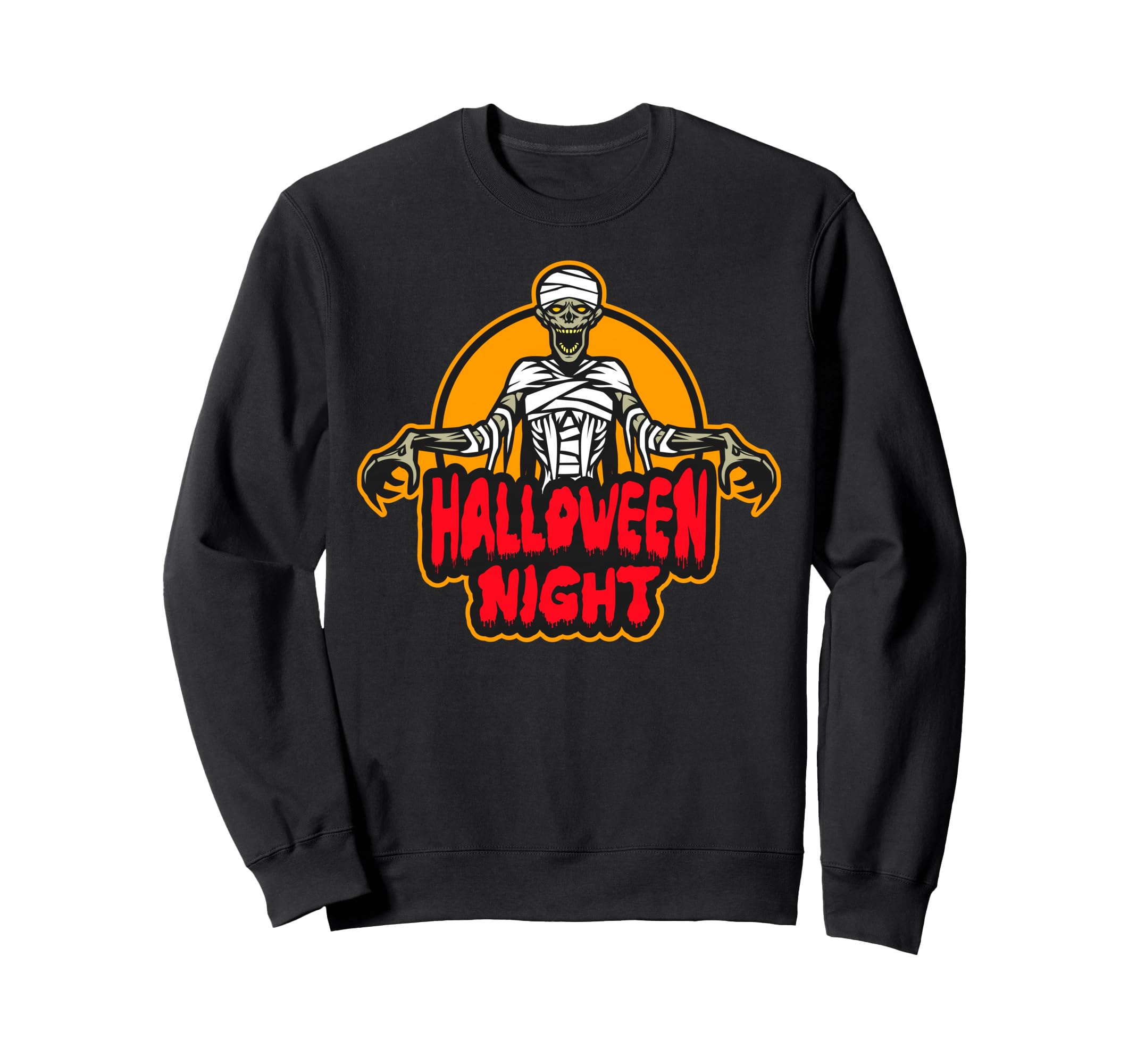 Halloween Nights Fun Skeleton Sweatshirt - Custom Art Print for Adults - T-Shirt, Sweatshirt, Hoodie