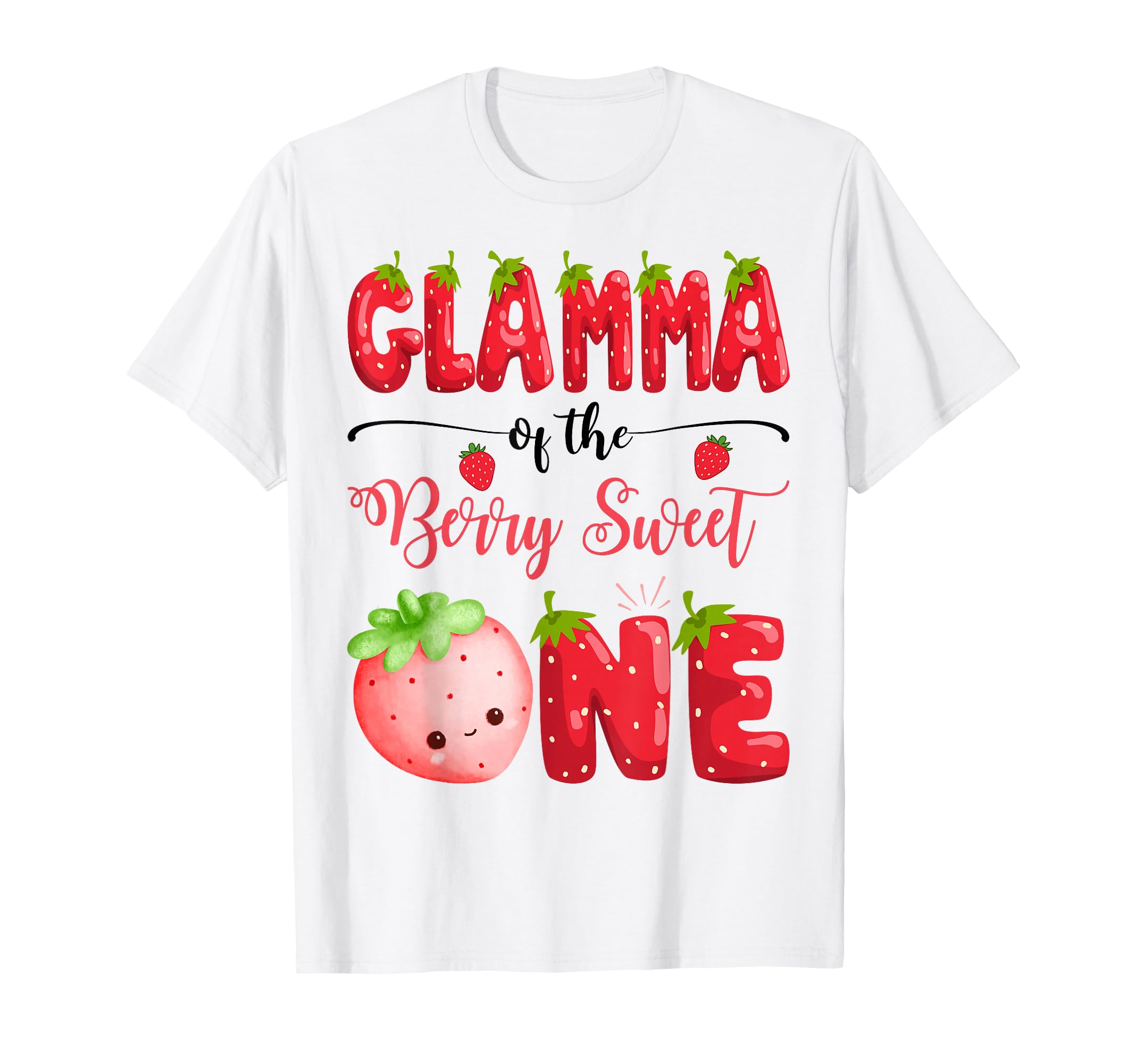 Glamma Berry Sweet One Birthday T-Shirt - Custom Art Print Unisex - T-Shirt, Sweatshirt, Hoodie